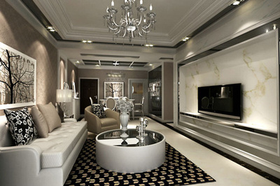 电视背景墙的四种造型