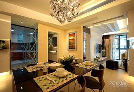 90平现代时尚清新2居