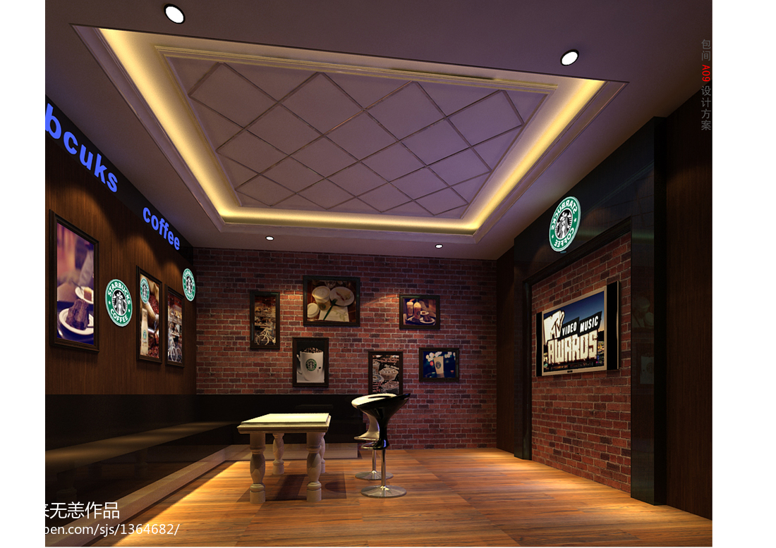氧吧ktv吊顶装修图片 – 设计本装修效果图
