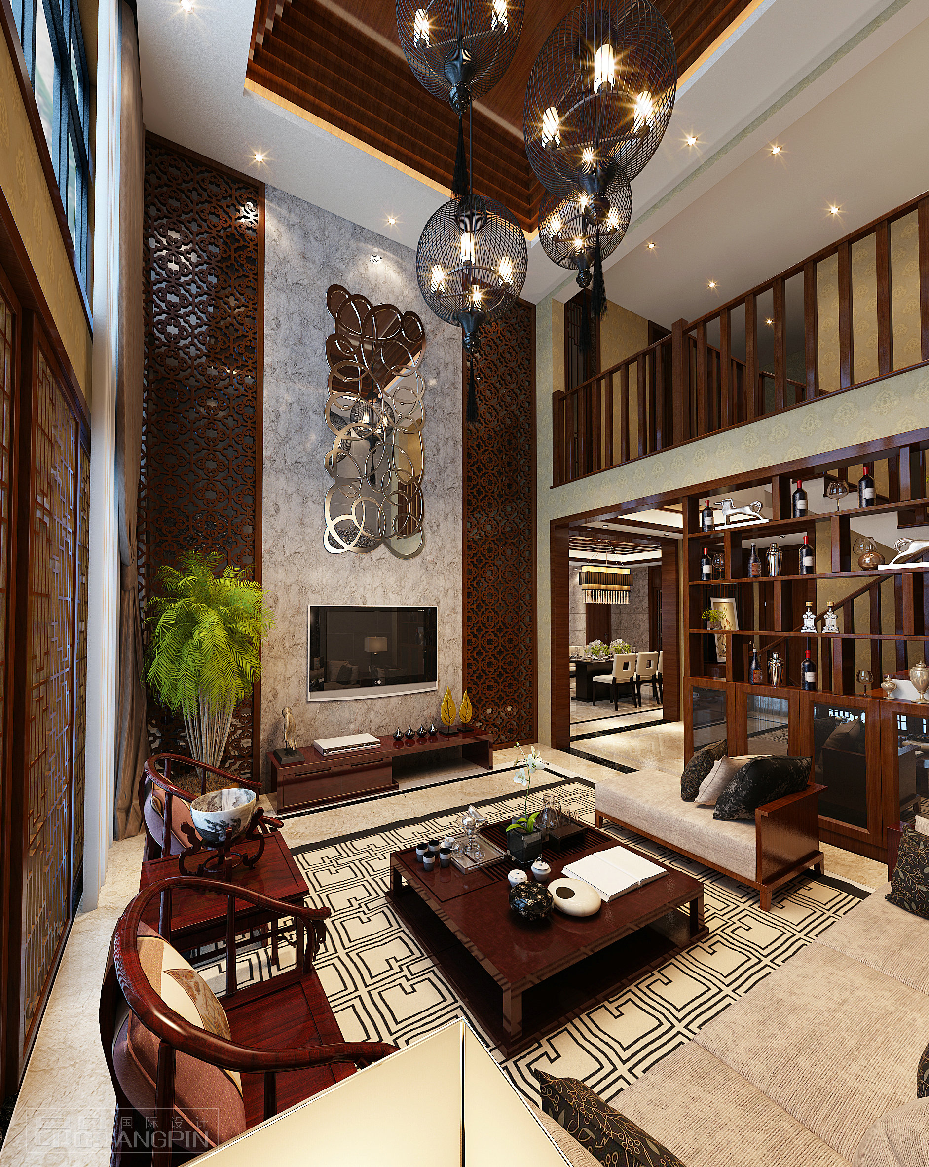 贵阳别墅地下室红酒窖装修设计案例 艺术与实用的完美融合