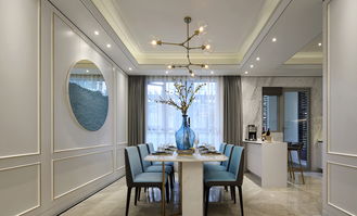 西安雅居乐御宾府181㎡现代风格四居室装修案例 25万打造简约奢雅之家